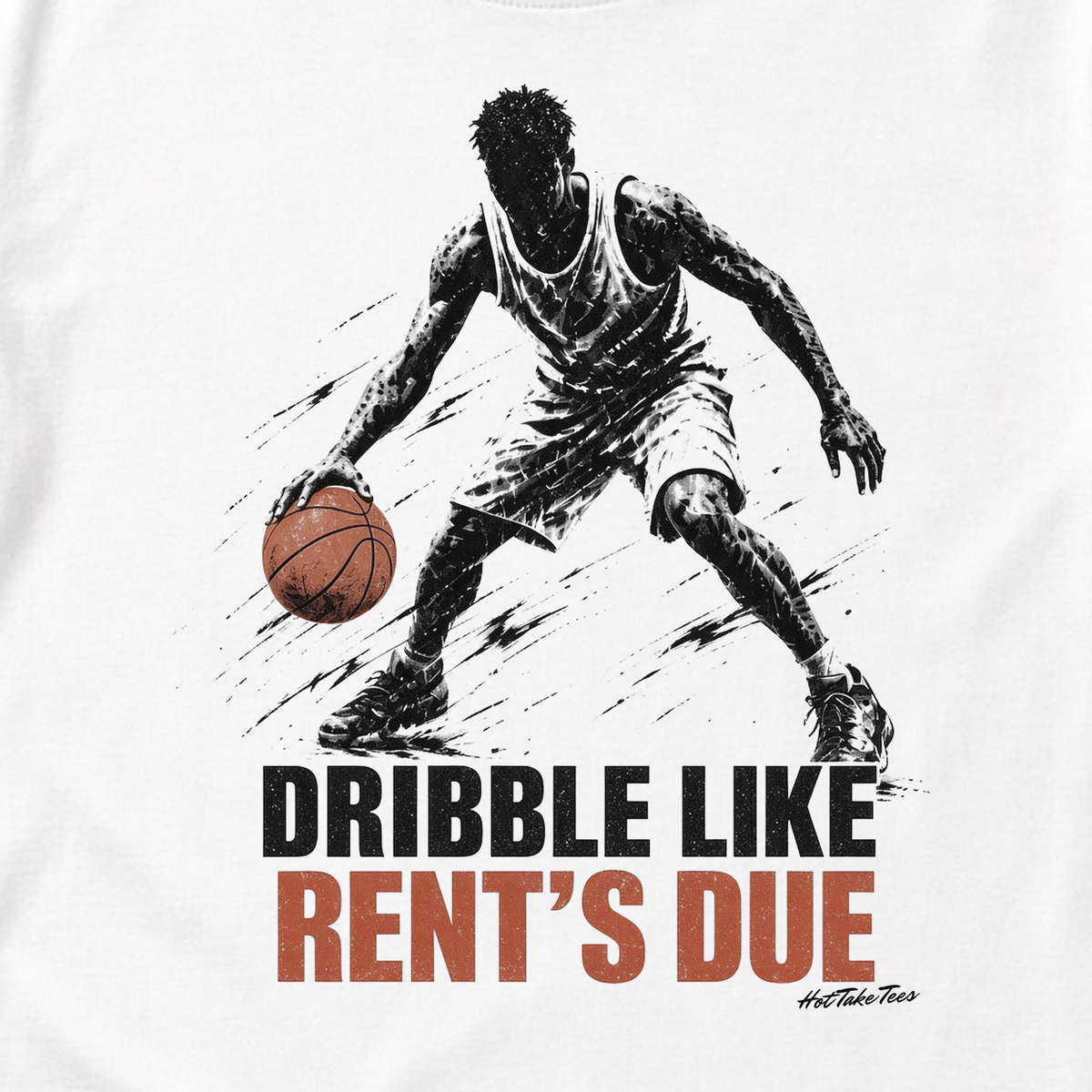 Rent's Due Graphic Tee graphic close-up